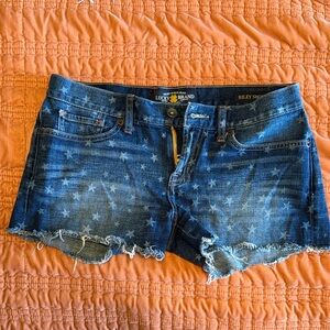 Lucky Brand Starry Blue Jean Shorts